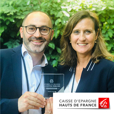 VLCH Croissance et Territoires - la Caisse d'Epargne Hauts de France remporte la 2nde place dans la région Nord dans la catégorie "Stratégie et Transformation"