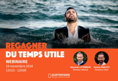 Regagner du temps utile : les solutions pour améliorer la performance commerciale, clients et la sérénité des équipes - Webinaire le 19 novembre 2024