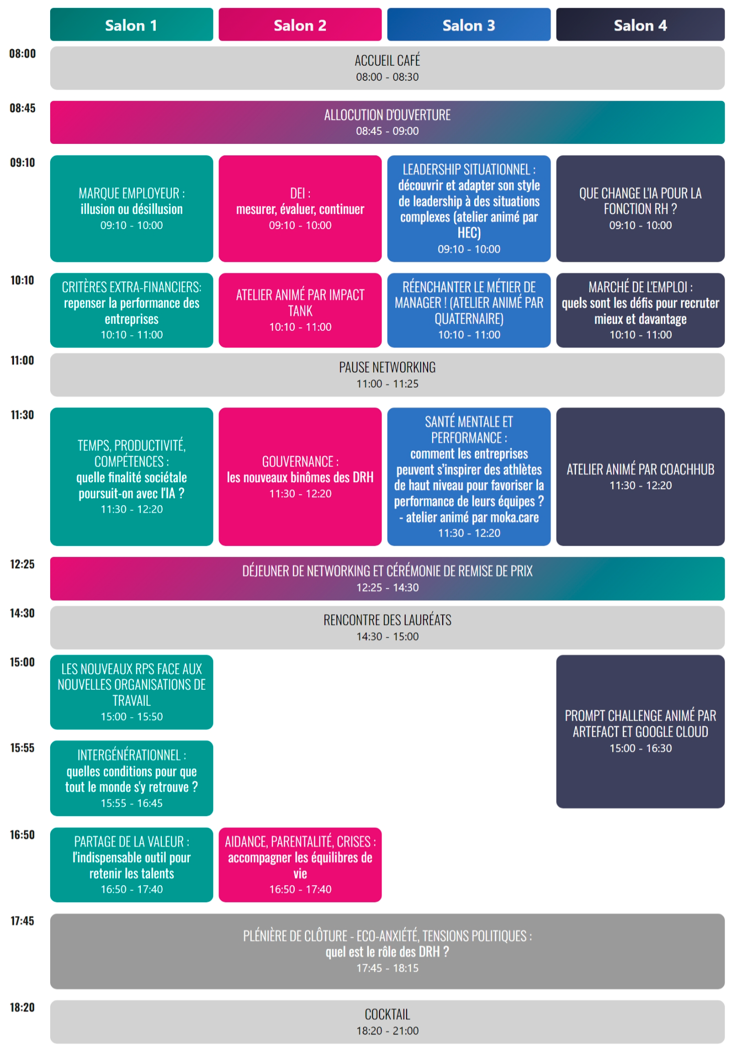 Programme des VLCH 2024