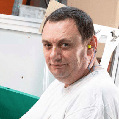 Stéphane Bottereau, opérateur emboîteuse chez MDC'EA - ©️Ph Jacob A Goulard